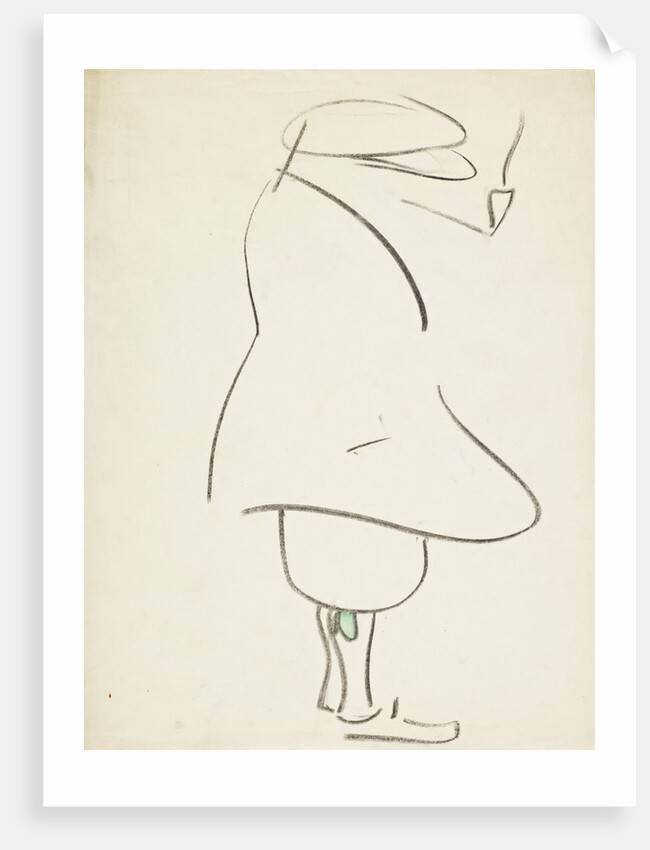 Man Smoking a Pipe (Caricature) by Francis Campbell Boileau Cadell